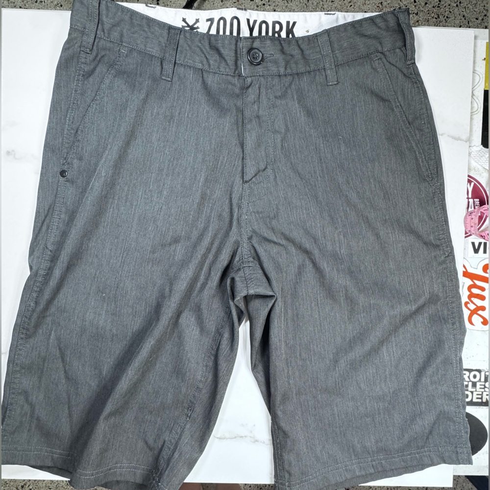 Zoo York Gray Flat Front Shorts
